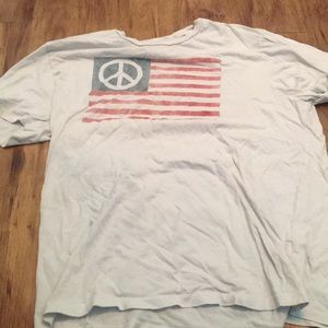 Lucky Brand Peace Flag Shirt